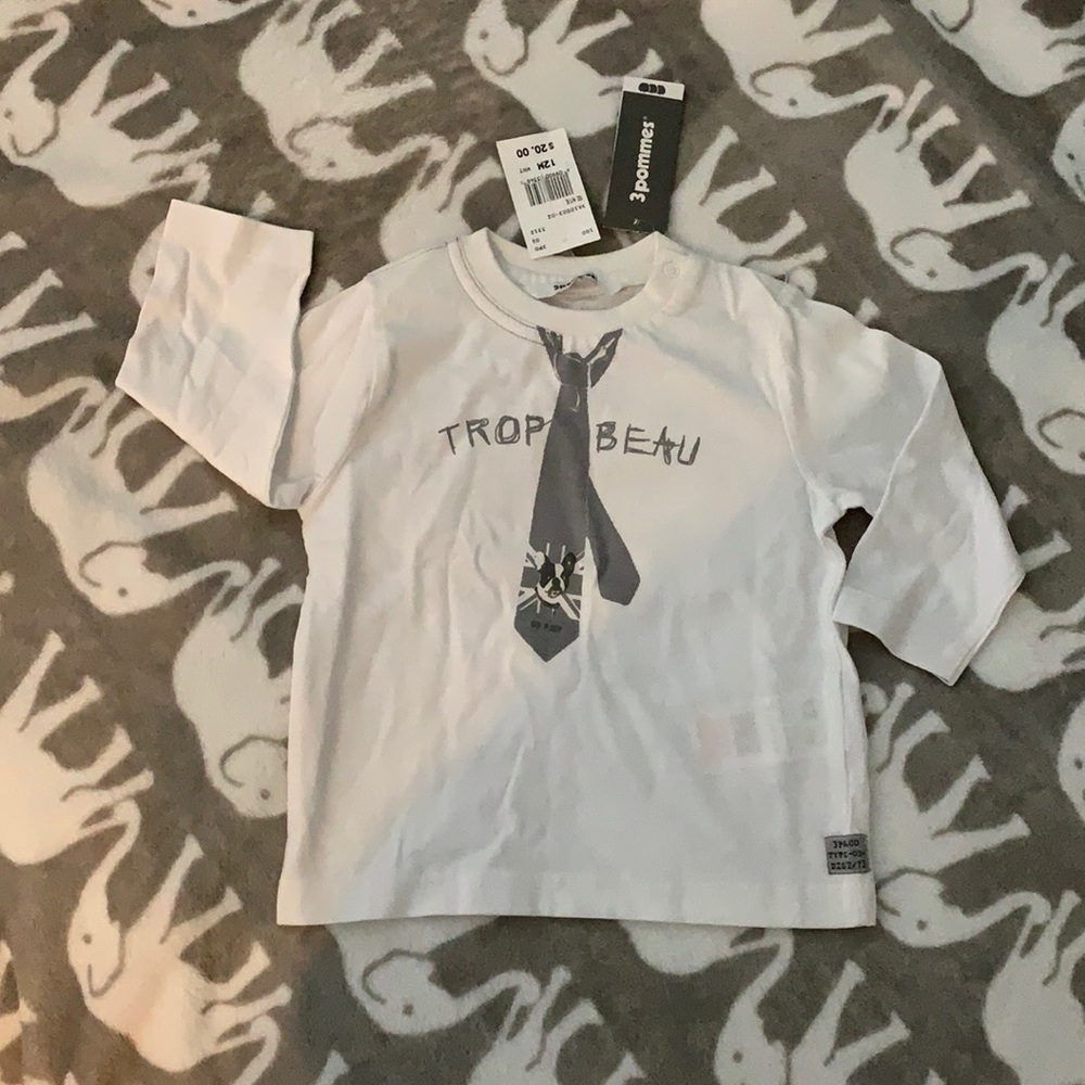 3 Pommes long sleeve tee